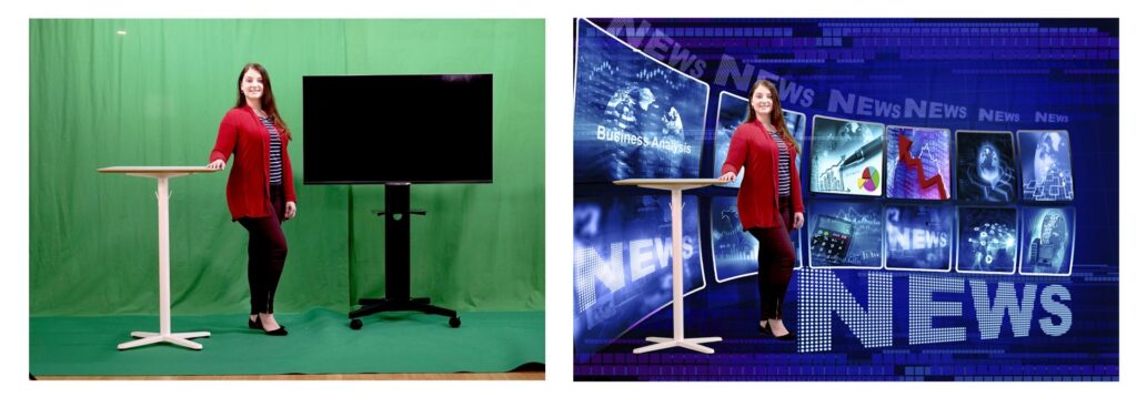 OHO Stuudio Green Screen ilma taustata