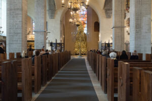 Niguliste muuseum jõuluajal. Foto: Eesti Kunstimuuseum