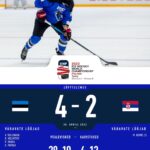 Eesti koondis alistas MM-il Serbia 4:2 ning avas punktiarve