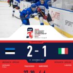 Eesti U20 noortekoondis alistas MM-il Itaalia 2:1 ning lõpetas turniiri viienda kohaga