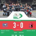 <strong>PAF Naiste Hokiliigas alistas HC Grizzlyz HK Roosa Panteri 3:0 ja muutis medaliheitluse veelgi pingelisemaks</strong>