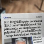 BBC juhid astusid tagasi Trumpi kõne muutmise skandaali tõttu